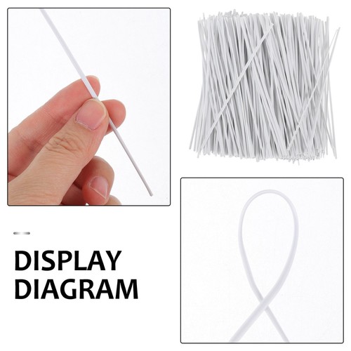 1000 Pcs Kabelbinder Datenleitung Wiederverwendbares Kabelbindung - Afbeelding 4 van 12