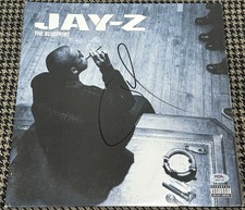 Jay Z Signed Autograph 2001 The Blueprint Album Vinyl Record PSA/DNA Authentic