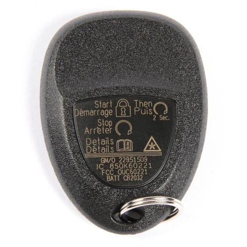 22951509 AC Delco Key Fob for Chevy Yukon Suburban GMC XL 1500 Chevrolet Tahoe - Picture 1 of 2