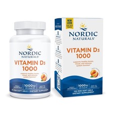 Nordic Naturals Vitamin D3 1000, Orange - 120 120 Count Pack of 1 ,