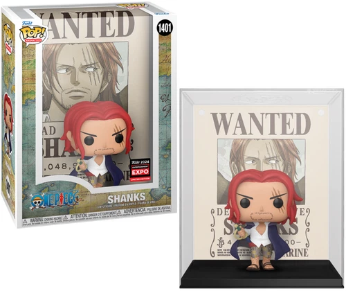 Funko POP! Animation: One Piece - Shanks [Wanted Poster] (2024 Entertainment Exp