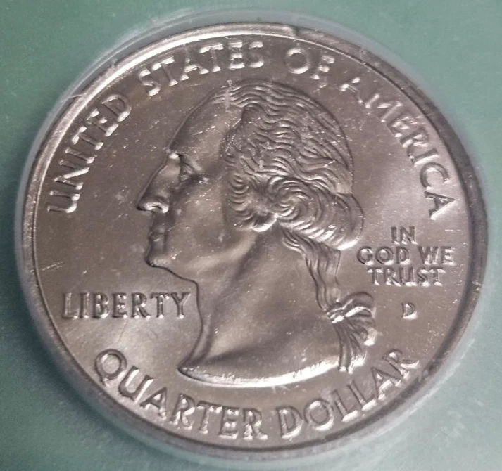 2001 D North Carolina State Quarter ICG MS66 - Graded Uncirculated US Coins 25c - Image 3 of 4