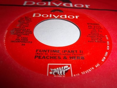 米12” Peaches & Herb Funtime PRO134PROMO Polydor /00250 PEACHES & HERB-FUNTIME PART I & II POLYDOR PD 2115 NM 45 | eBay