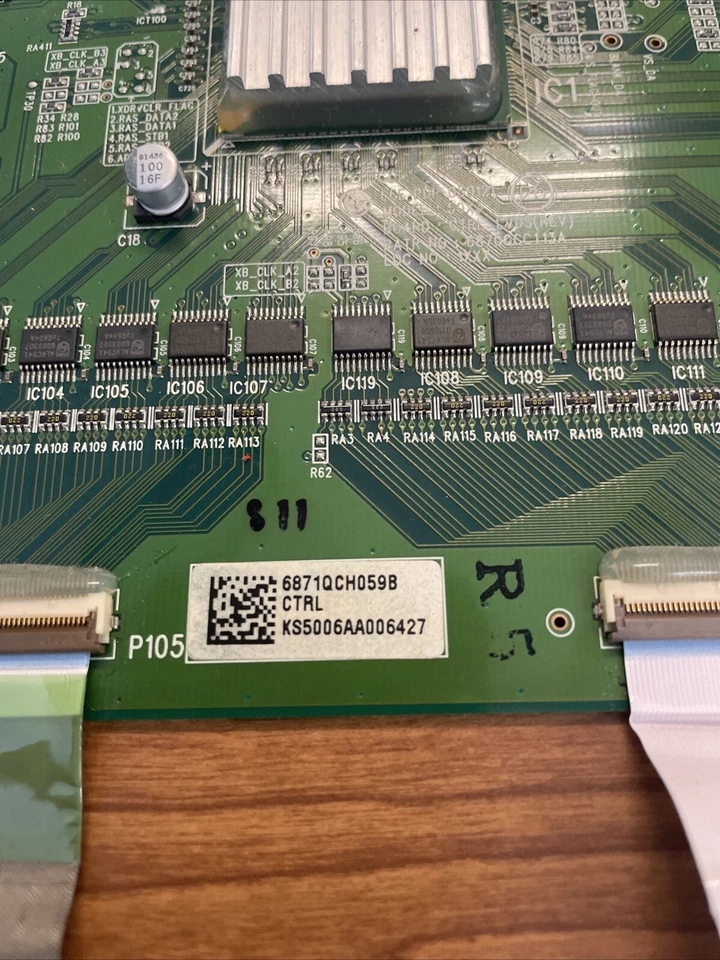 LG 50X3 50" TV LVDS CONTROL PCB PLACA 6871QCH059B Foto 2 de 2