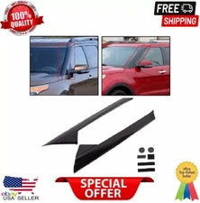 Gloss Black Windshield Outer Trim Pillar Molding LH&RH For 2011-19 Ford Explorer