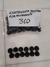 Lot of 12 PCS BLACK ANALOG STICKS, CONTROLLER JOYSTICK CAP FOR MICROSOFT 360