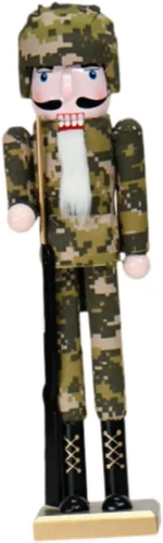 Hellery Nutcracker Desktop Model Nutcracker Desktop Decorative Wooden Nutcrac... - Picture 1 of 12