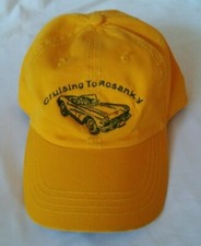 Corvette Portrait Cruising Rosanky Hat/Baseball Cap Yellow USA Clothe Strapback 