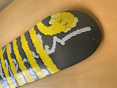 Krooked x Kaws Art Skateboard Deck Limited Rare 164/500 Gonz Mark