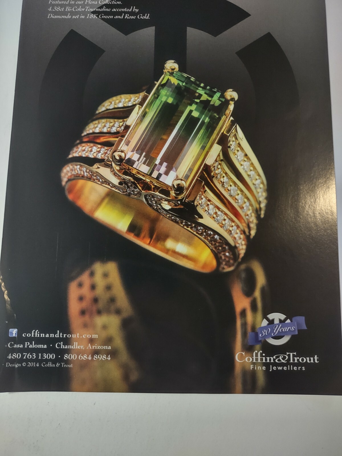 Coffin and Trout Flora Collection Jewelry 2000s Print Ad