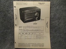 Sams Photofact Folder 7 From Set 51 General Electric Model 113 Radio