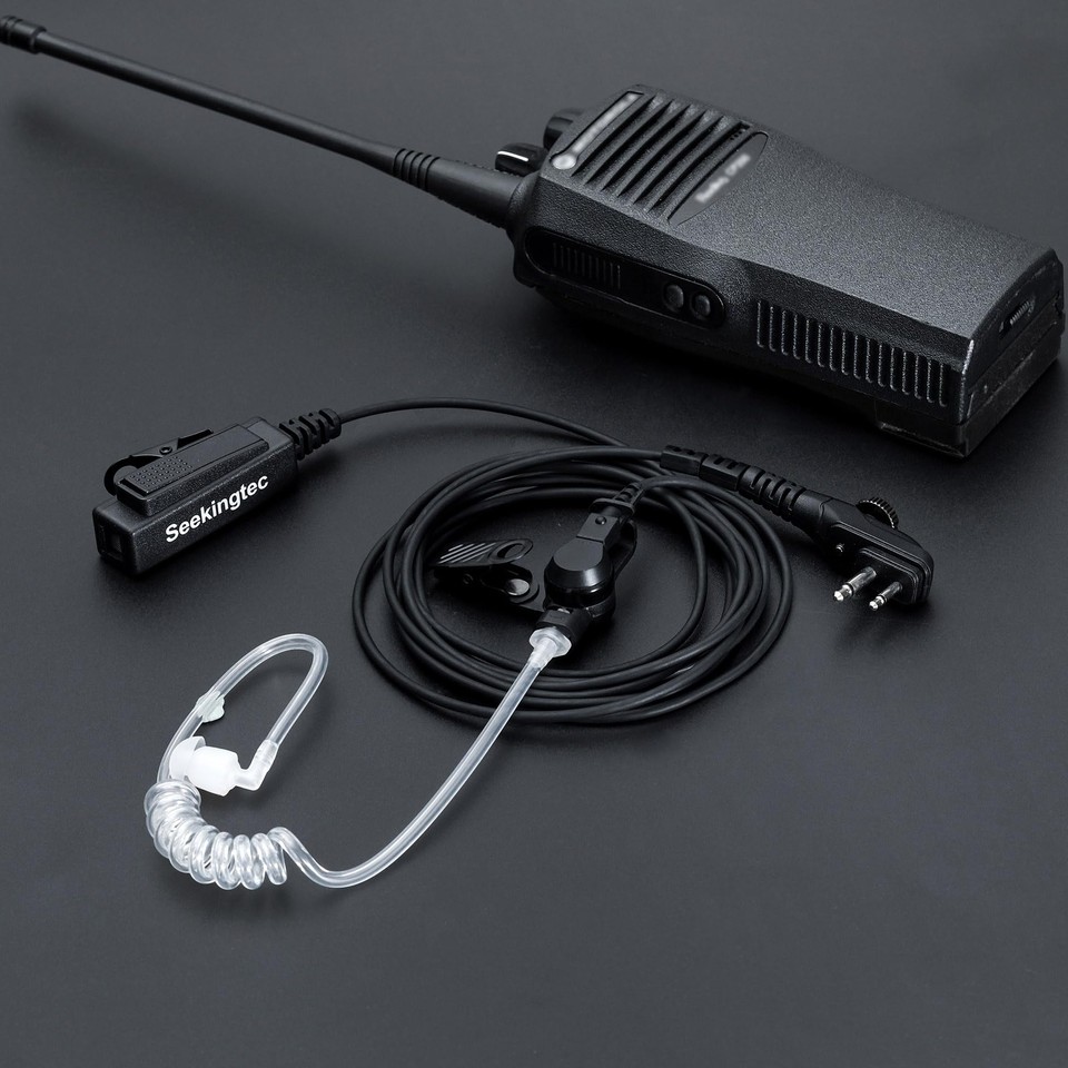 】PD502 PD562 Walkie Talkie Earpiece with HYT Hytera TC500 TC508 TC