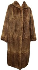 Furiers George Rose Ltd Derby Women's Vintage Fur Coat Size 12 Uk - F6