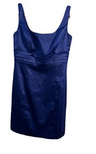 Chaps Cape Grace dazling blue sleeveless womes nwt size 12  satin formal dress