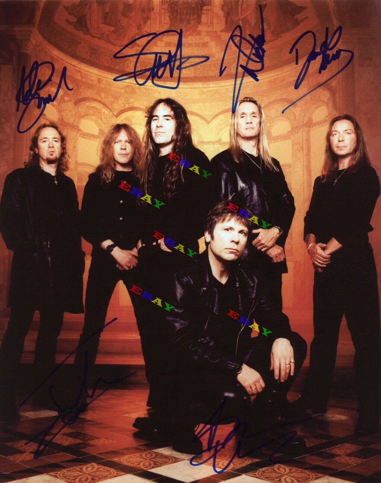 Iron Maiden Autographed cheap signed Oklahoma City Mall 8x10 Photo Reprint