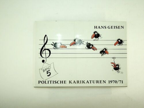 Hans Geisen - Politische Karikaturen signiert - 1970 - Bild 1 von 3