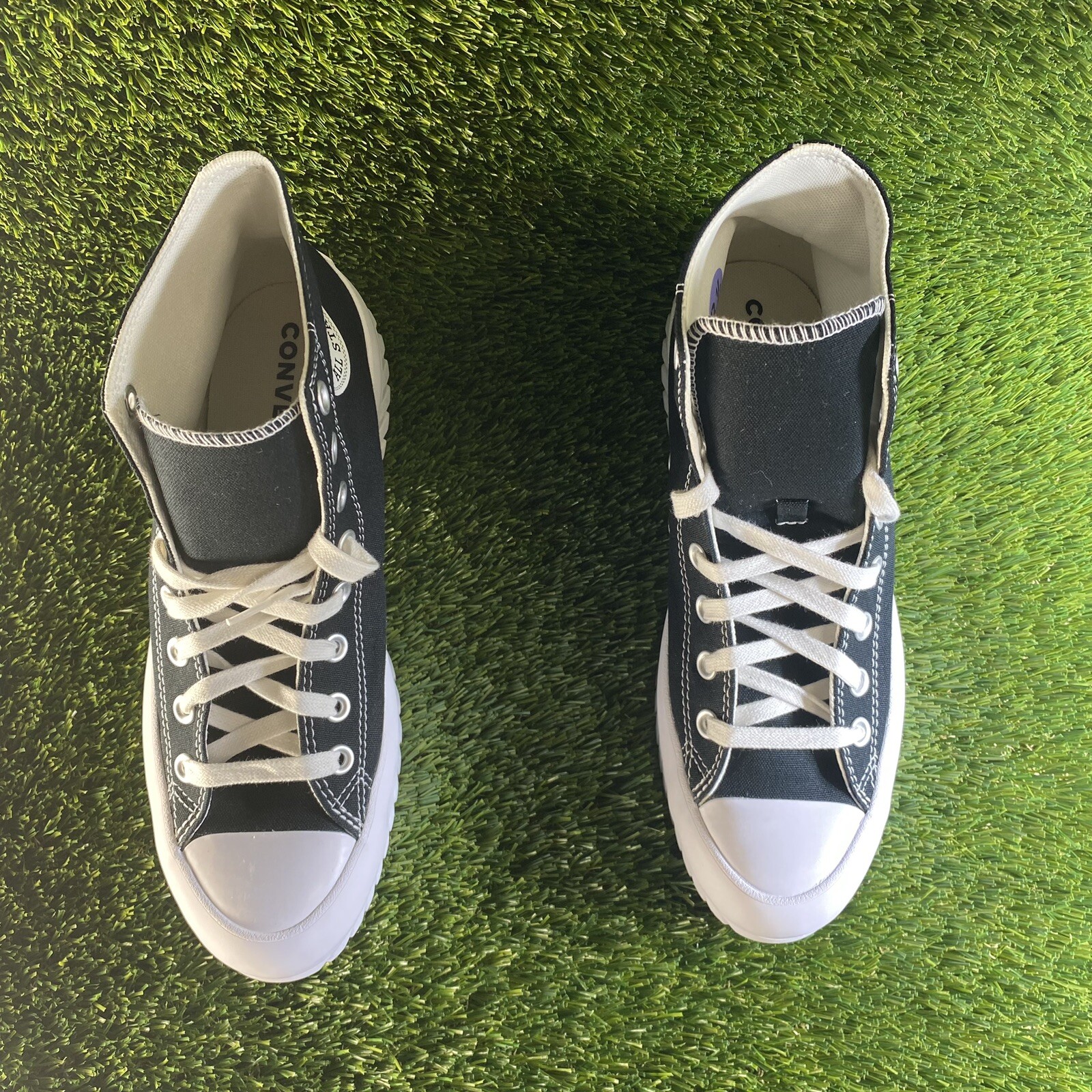 Converse Mens 8.5/ Womens 10.5 BlackChuck Taylor Lugged All Star A00870C No Box thumbnail 3