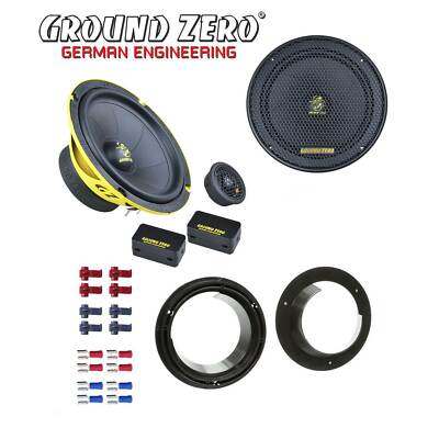 Ground Zero Auto SPL Lautsprecher System 16,5cm für Suzuki SX 4 (EY/GY) ab 2006