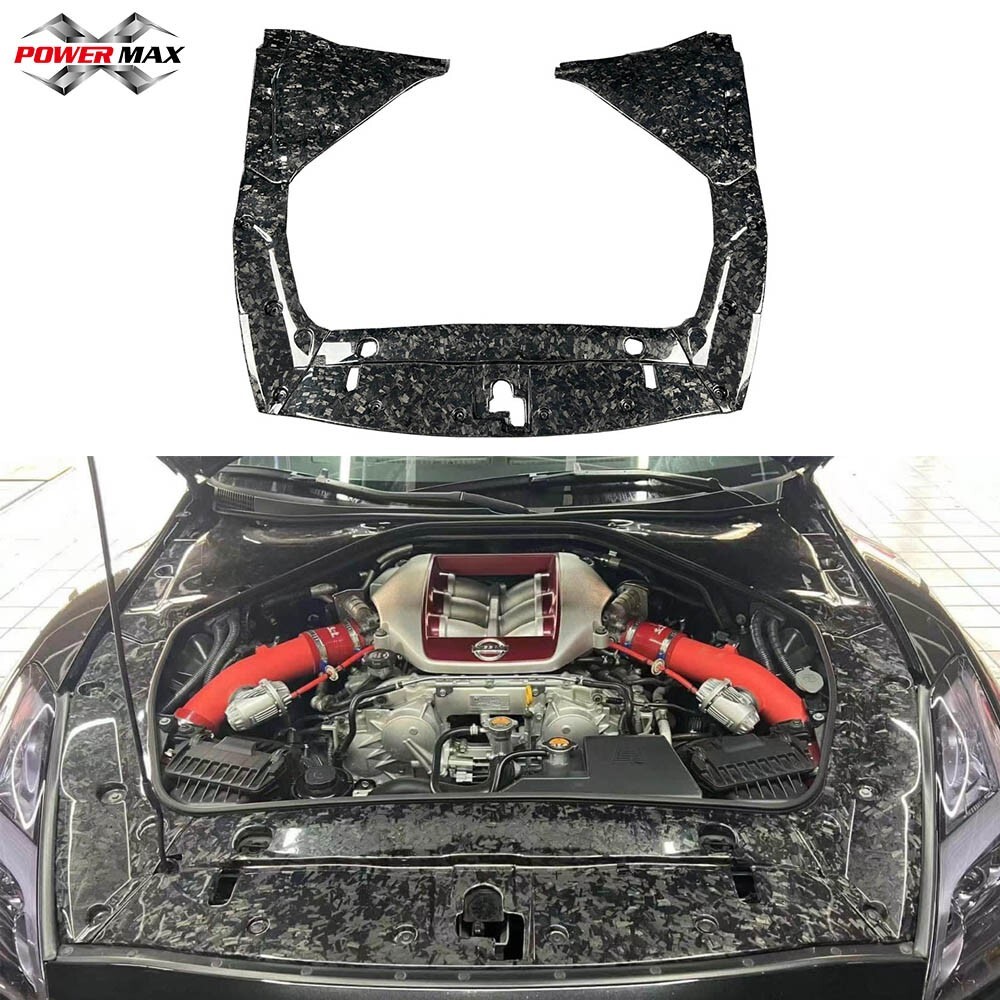 2009-2020 Nissan GTR R35 Forged Carbon Fiber Engine Bay Cover Fit