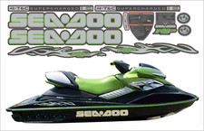 SEADOO RXP 215 2006 Graphics / Decal / Sticker Kit GREEN