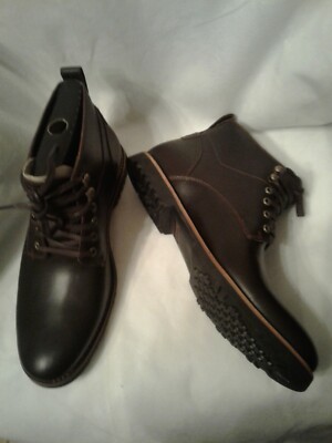 Timberland Chukka boots men 9M, Brown Leather, New in box  display picture 2