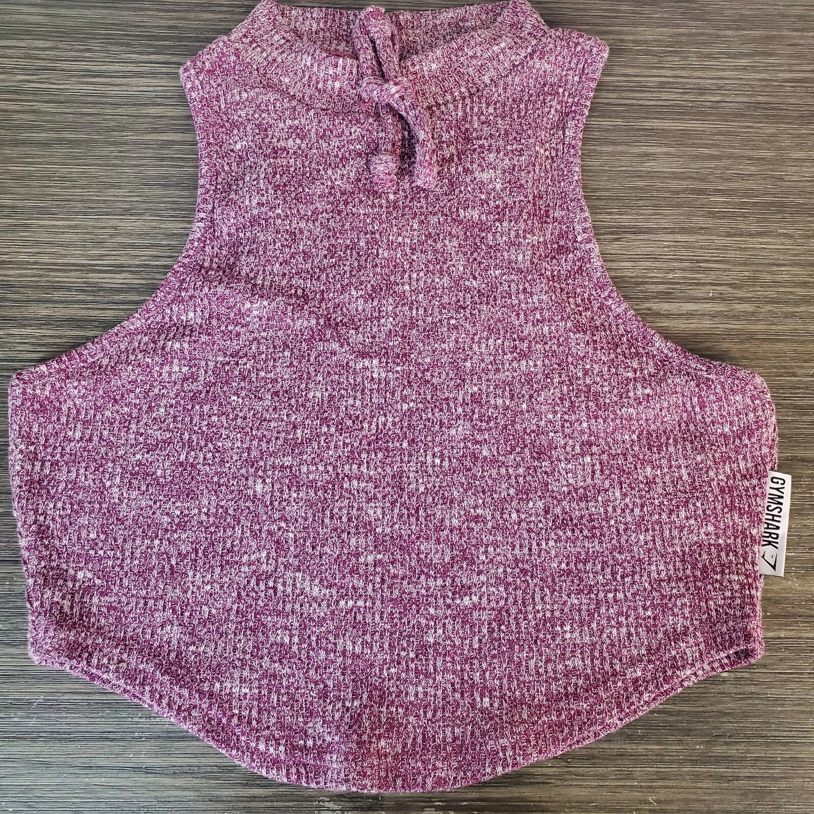 gymshark slounge high crew neck ribbed cropped tank-top