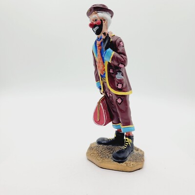 Princeton Gallery Ron Lee Circus Collecn Carpet Bagger Clown Resin