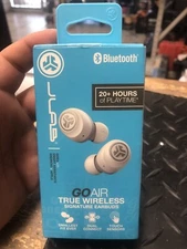 JLab Audio - Go Air True Wireless In-Ear Headphones - White/Gray
