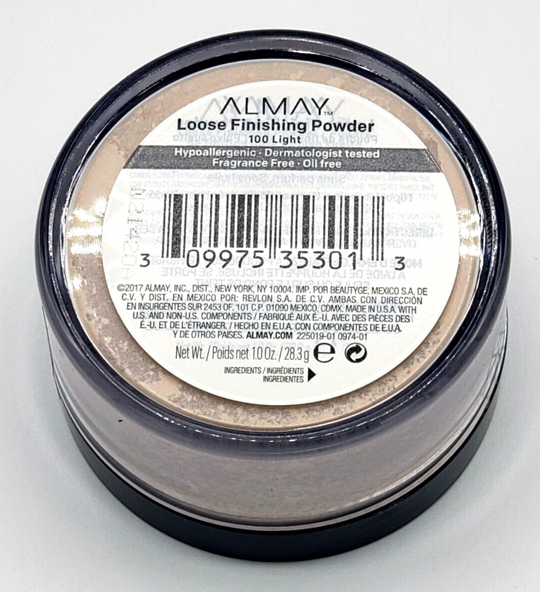 NEW Almay Smart Shade Loose Finishing Powder- Light 100