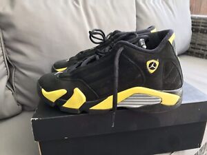 air jordan 14 black and yellow