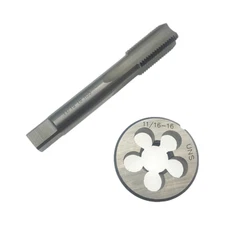 11/16" - 16 HSS 11/16-16 Plug Tap and 11/16-16 Die Threading Tool
