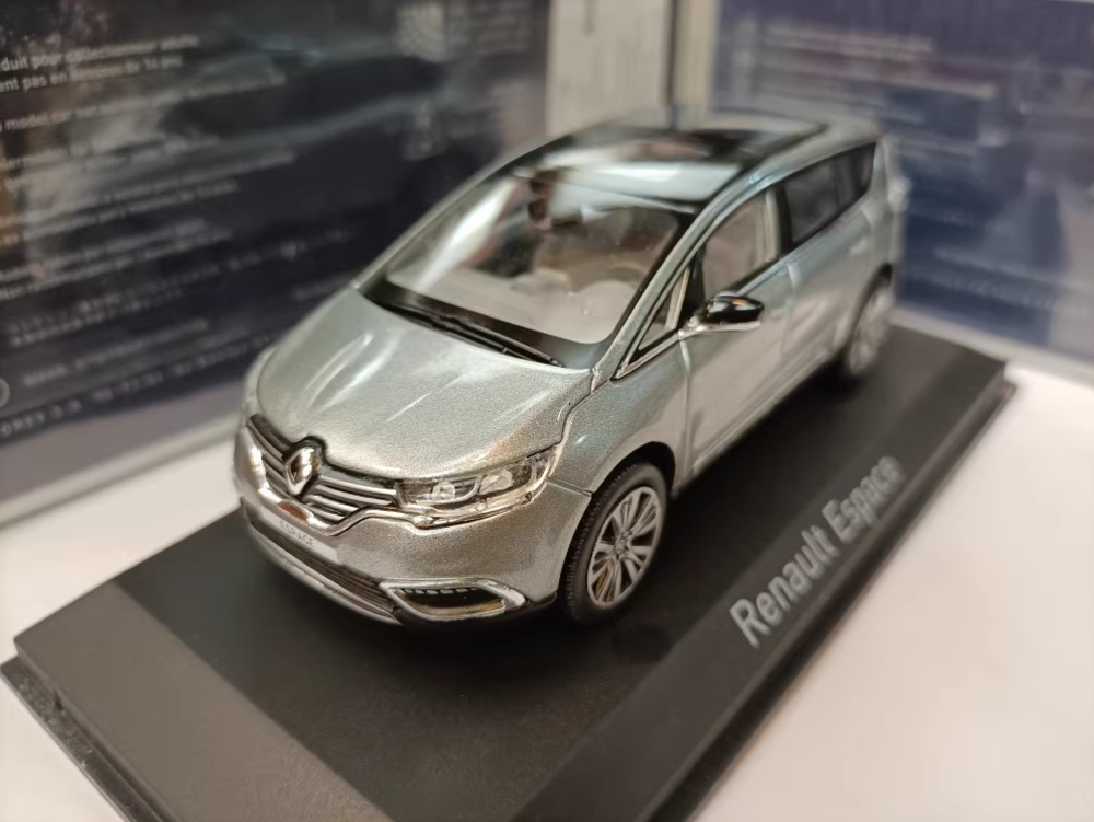 Norev Renault Espace Initiale Paris Grey 1/43 Scale Resin Diecast Model Car 2015
