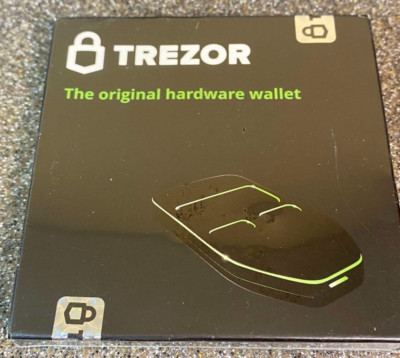 Trezor The Original Hardware Crypto Currency Wallet New Sealed in Original Pack