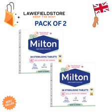 Image of Milton Sterilising Tablets - 28 Tablets - Pack of 2 - Baby & Home Bottle Hygiene
