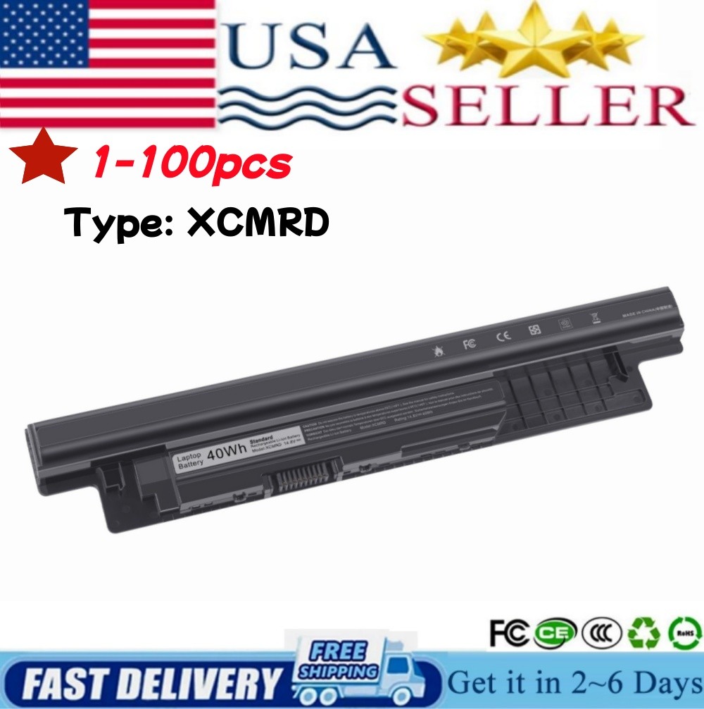 ✅LOT 1-100PCS XCMRD Battery For Dell Inspiron 15 3000 Series 3531 3537 3541 3542