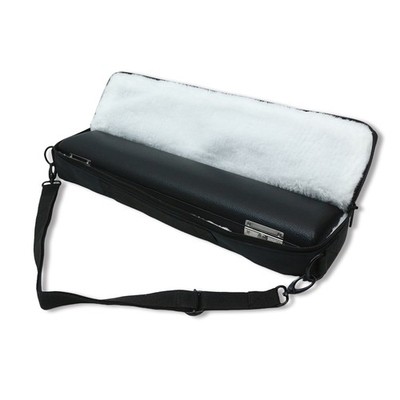 Yinfente 16 Hole C Foot Flute Case Hard Shell With PU Leather Oxford Outer Bag