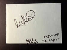MARK JAMES - RYDER CUP PLAYER & CAPTAIN - SIGNED ALBUM PAGE