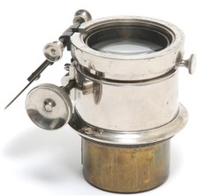Vintage lens chrome circa 1900