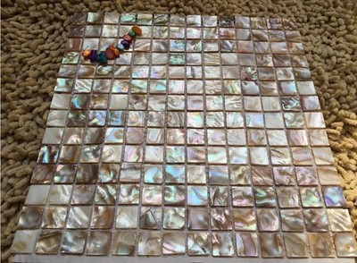 Shell Mosaic Tile Mother of Pearl Kitchen Bathroom Backsplash Shower Tiles