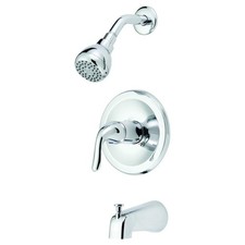 EZ-FLO Contemporary Single-Handle Tub and Shower Trim Kit with Slip-on Divert...