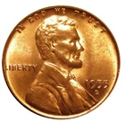 1955-D Lincoln Wheat Cent PENNY GEM BU RED BLAZER Original Bank Wrapped Roll OBW