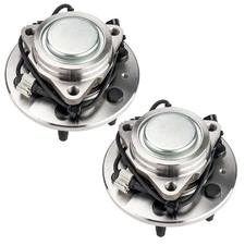 2 Pc Front Wheel Hub Bearing Assembly For 2005-2006 Chevrolet Silverado 1500
