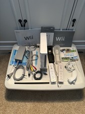 Nintendo Wii Console, Wii Sports  Wii Fit Plus BUNDLE