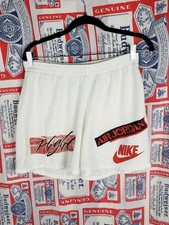 Vintage Nike Air Jordan Spell Out Swoosh Flight Basketball Shorts 80s 90s Size M