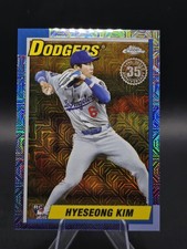 2025 Topps Update #U90C-66 Hyeseong Kim 1990 Anniversary Chrome Gold /50 Dodgers