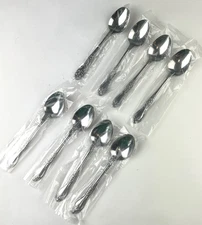Vintage Oneida Northland Stainless Carolina Set Of 8 Tablespoons 6" Korea New