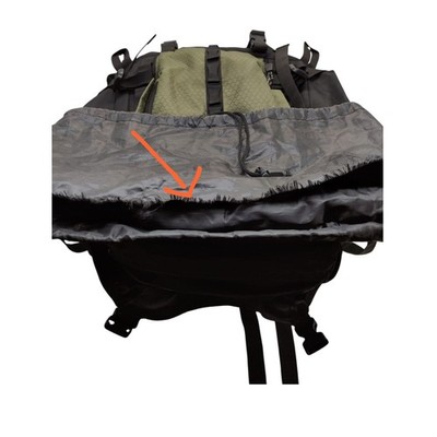 Amazon Basics Wanderrucksack 75L Innengestell Regenschutz Grün