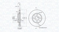 2X Magneti Marelli Bremsscheibe Bremsscheiben Satz Bremsen Vorne 360406029401