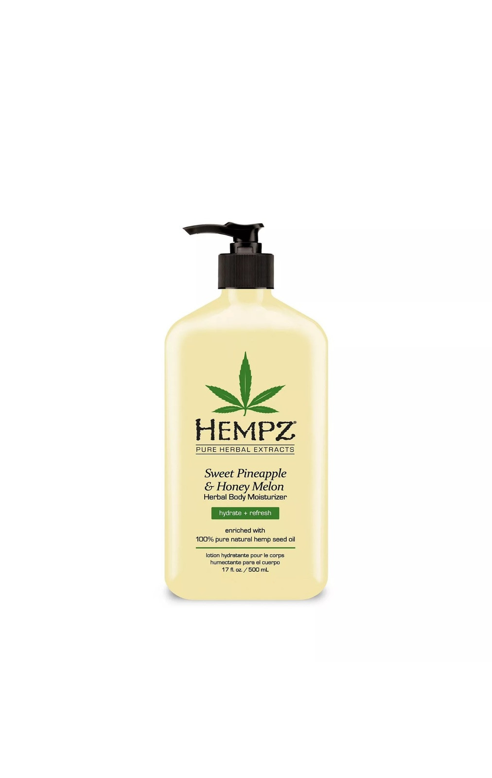 3 Pack Hempz Sweet Pineapple & Honey Melon Herbal Body Moisturizer 17.0 oz