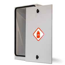 Steel Gas Safety Locker for 6kg Propane or 7kg Butane Ducato Sprinter (Grey)